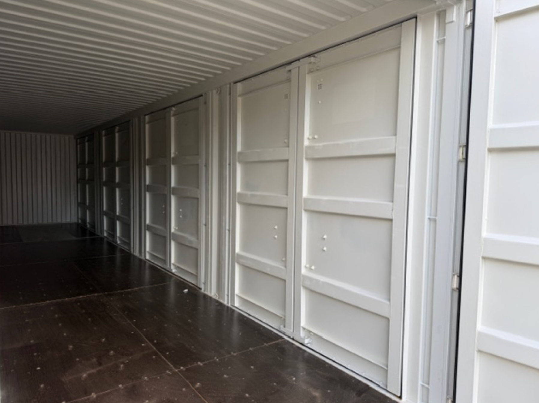 12m (40ft) High Cube Shipping Container - 2025 One-Trip 4-Door Multi-Access Unit (RAL 7035 Light Gray) | SA Depot 8