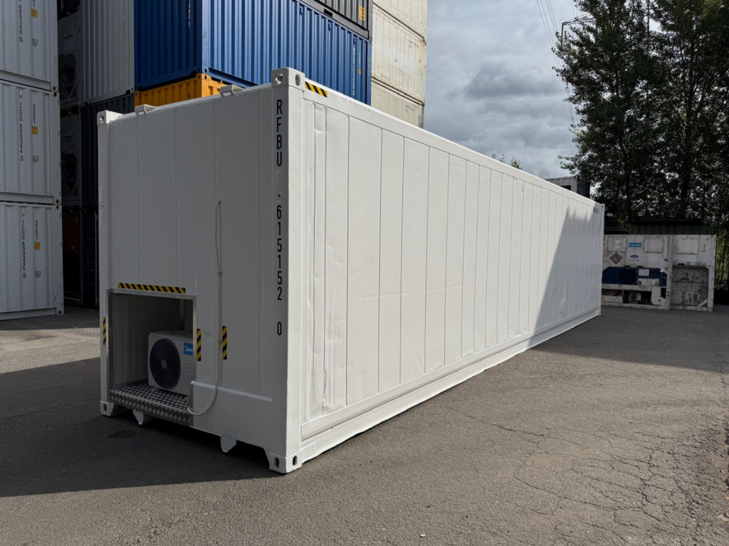 12m (40ft) High Cube Shipping Container - Climate-Controlled Insulated Unit with 3.5kW AC | SA Depot
