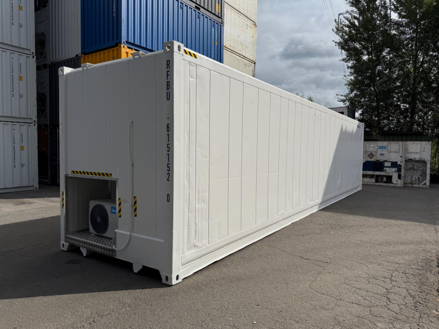 12m (40ft) High Cube Shipping Container - Climate-Controlled Insulated Unit with 3.5kW AC | SA Depot