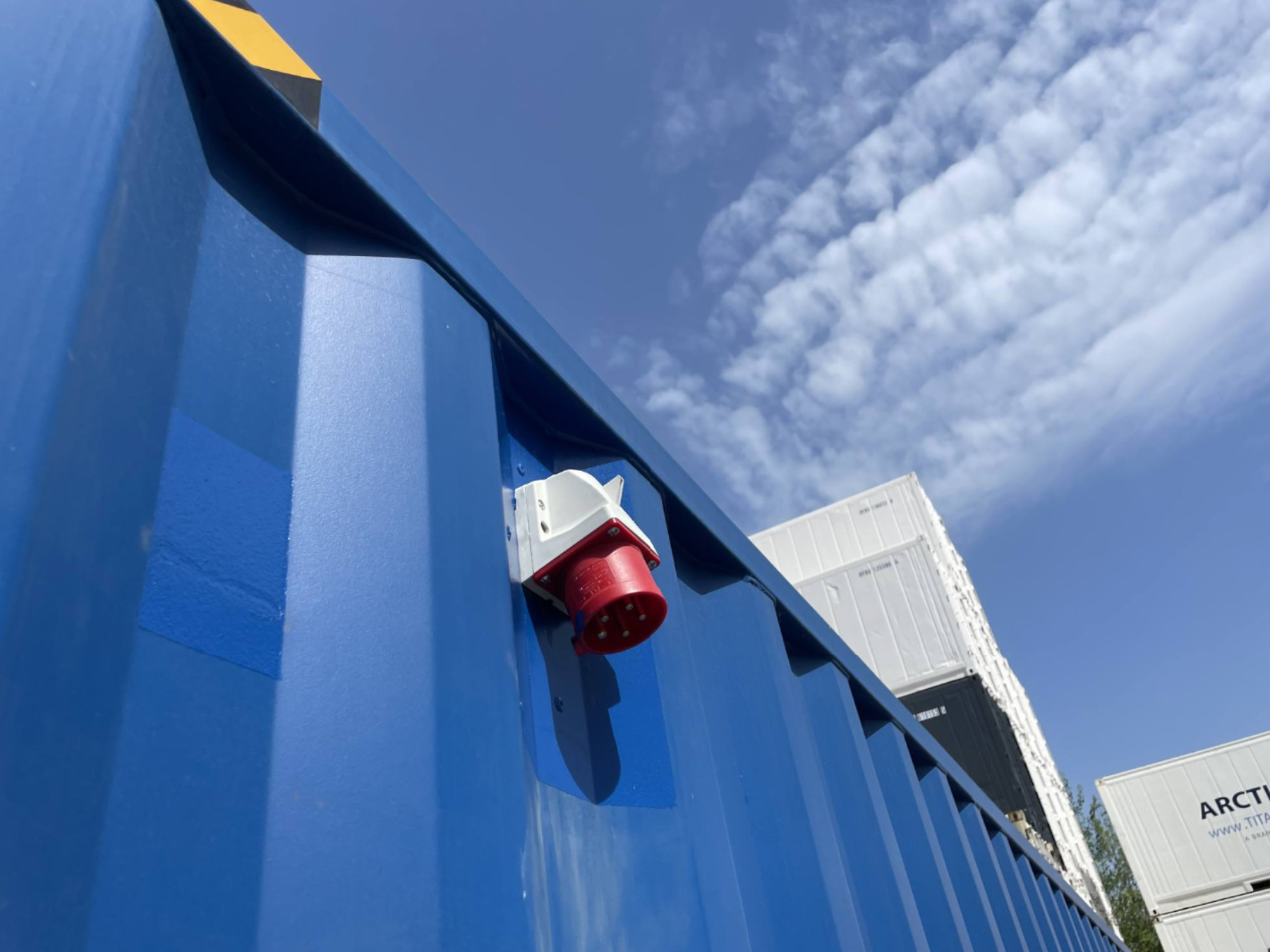 12m (40ft) High Cube Shipping Container - Double Door Unit with Tire Racking & Lighting | SA Depot 4