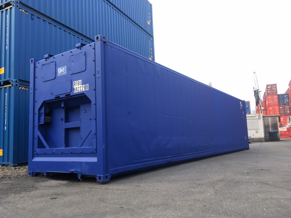 12m (40ft) High Cube Shipping Container - Insulated Thermal Storage Unit (Industrial Blue) | SA