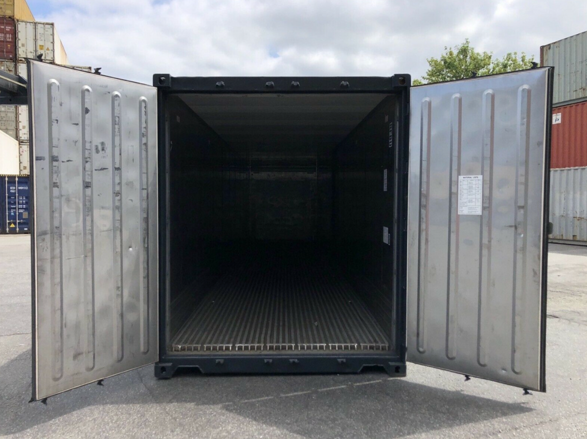 12m (40ft) High Cube Shipping Container - Insulated Thermal Storage Unit (Premium Matte Black) | SA Depot