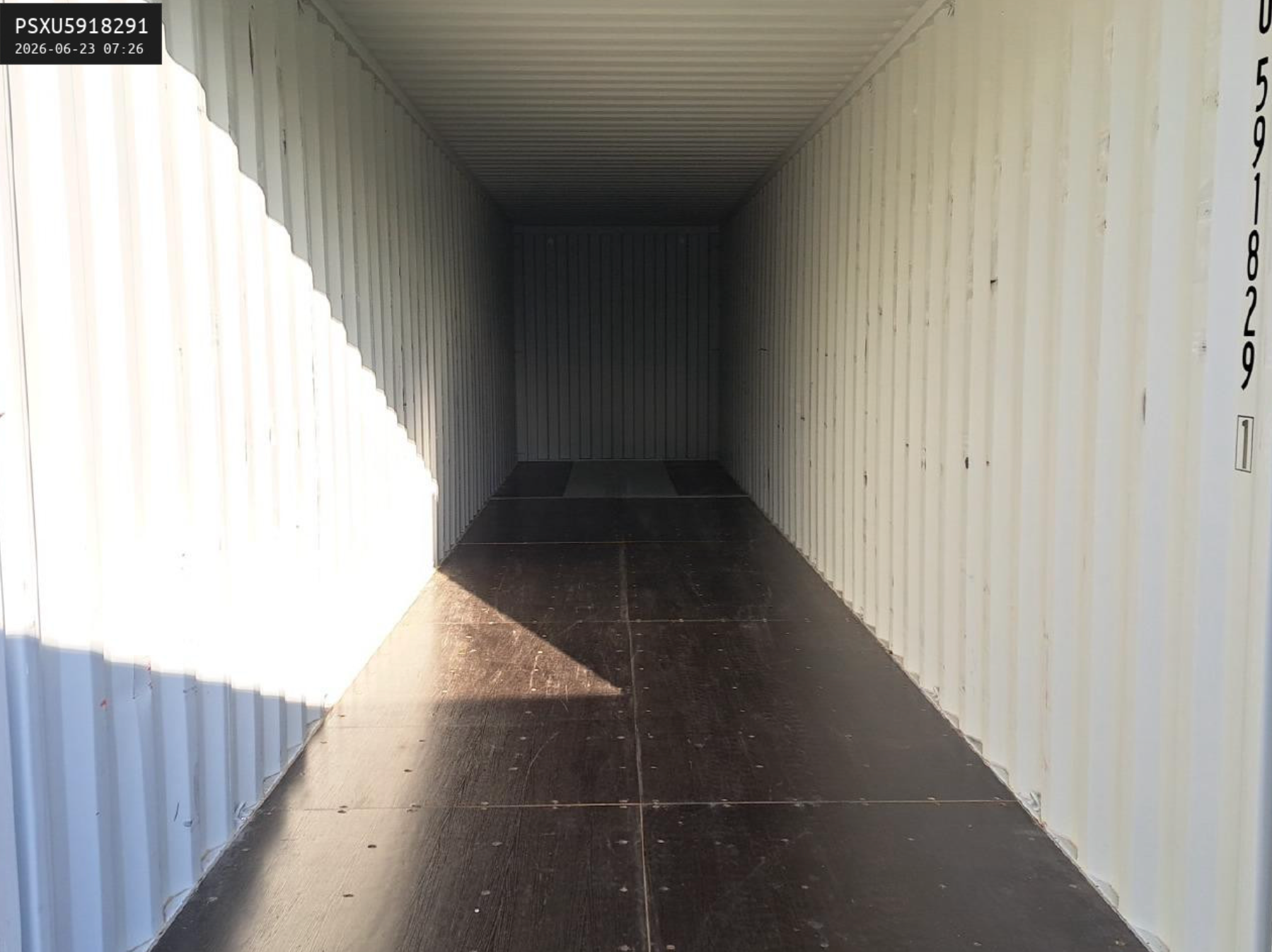 12m (40ft) High Cube Shipping Container - New One-Trip Storage Unit (RAL 9010 Pure White) | SA Depot 5