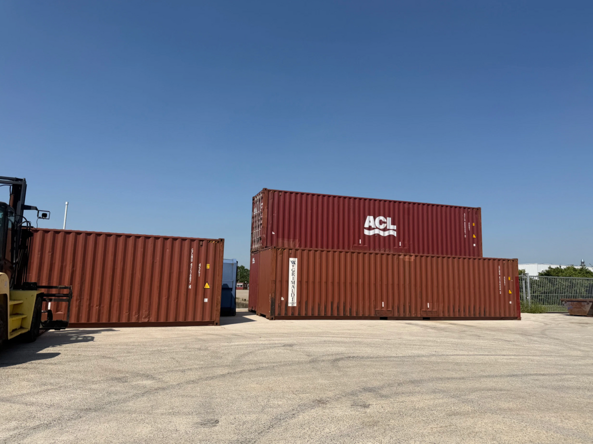 12m (40ft) High Cube Shipping Container - Used Wind and Watertight Storage Unit for sale online