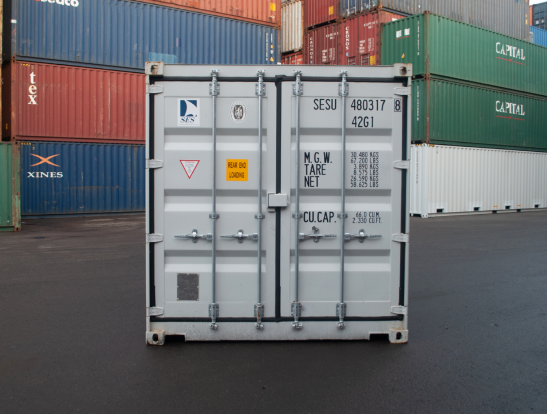 12m (40ft) Shipping Container – Used Double Door Dual-Access Storage Unit for sale