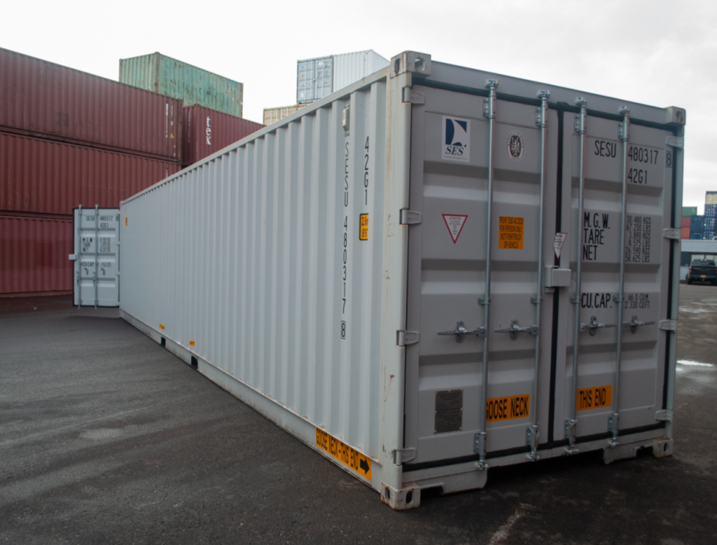 12m (40ft) Shipping Container – Used Double Door Dual-Access Storage Unit for sale near me