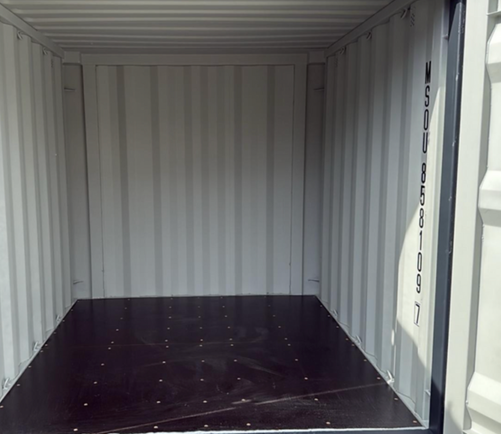 2.4m (8ft) Storage Container - New Anthracite Gray Steel Construction Utility Box for sale online