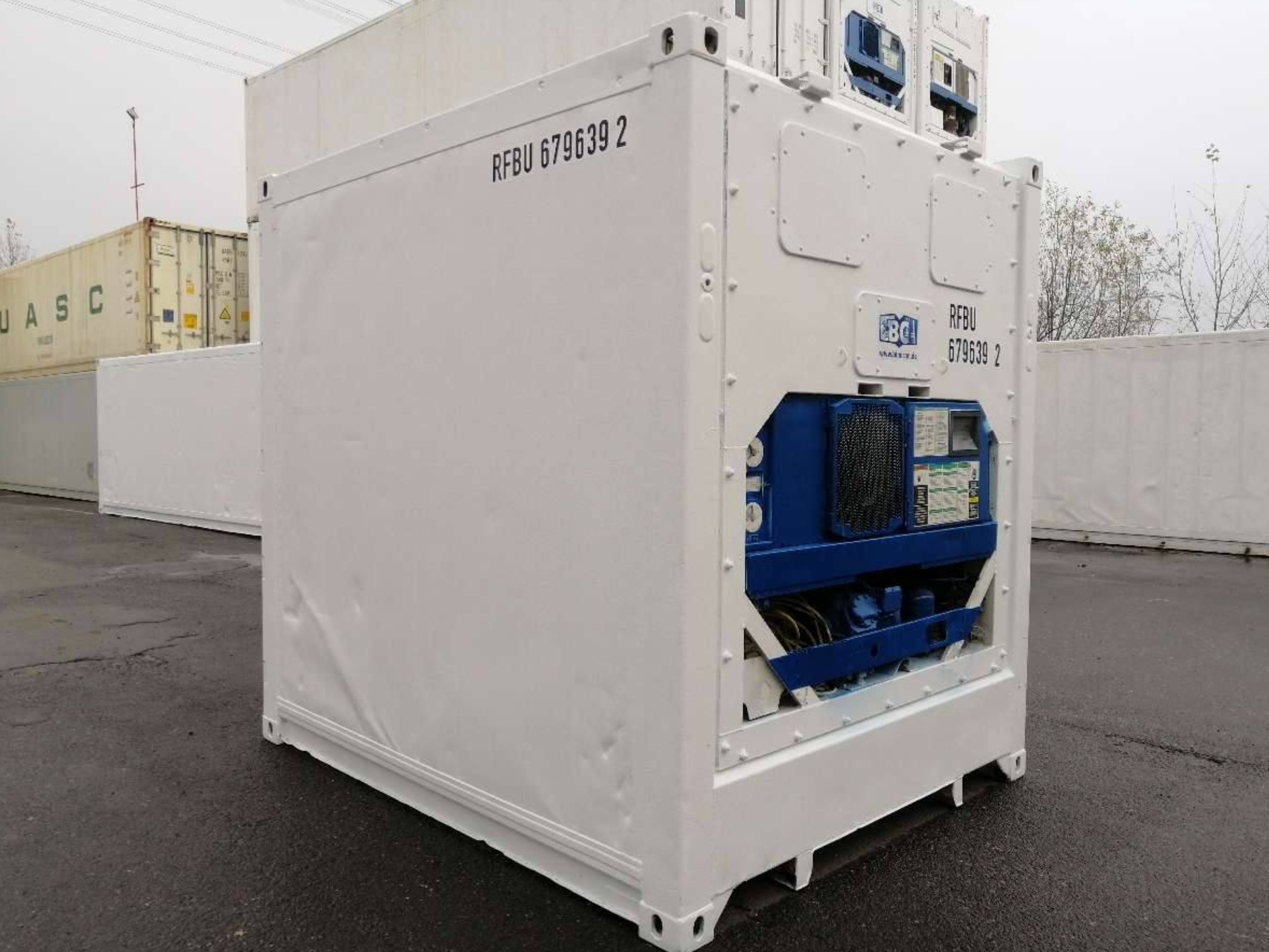3m (10ft) High Cube Refrigerated Shipping Container - Carrier ML3 Cool Room with PVC (RAL 9003) | SA Depot