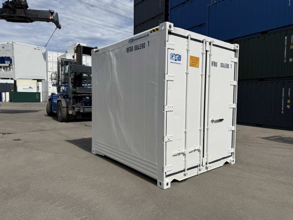 3m (10ft) High Cube Shipping Container - Insulated Storage Unit (RAL 9010/9003 Pure White) | SA Depot 02