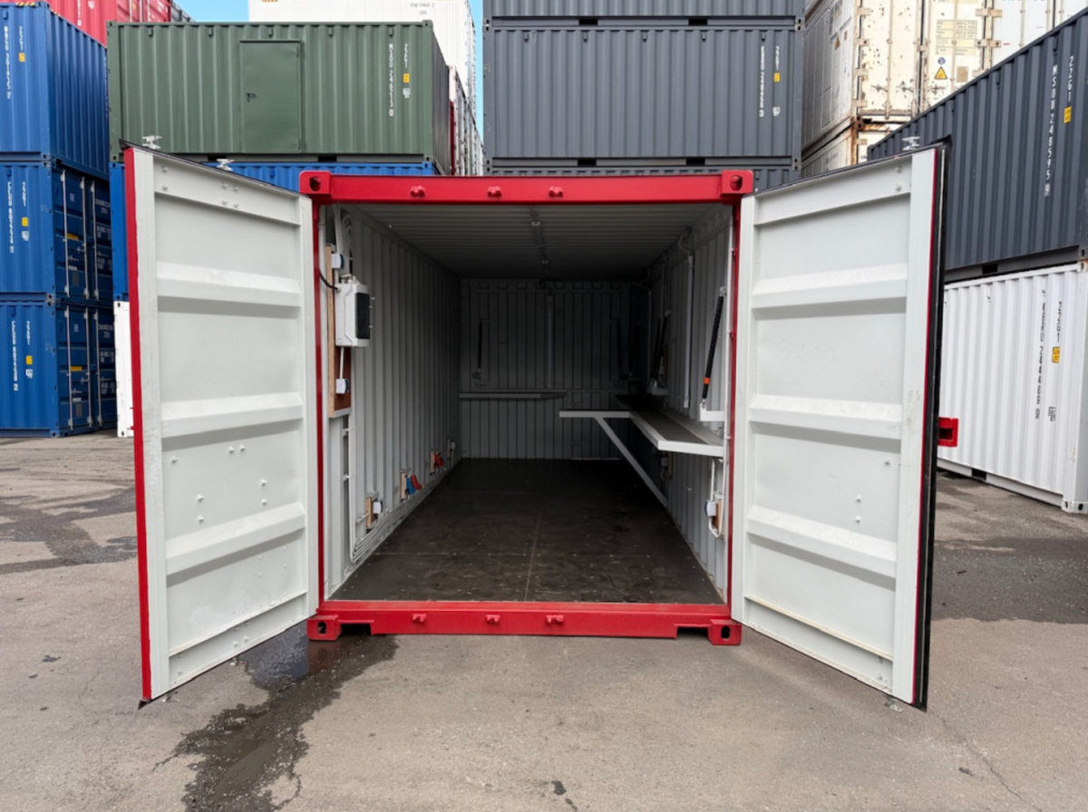 6m (20ft) Bar Shipping Container - New Event & Catering Unit with Counter &amp; Electrical Package | SA