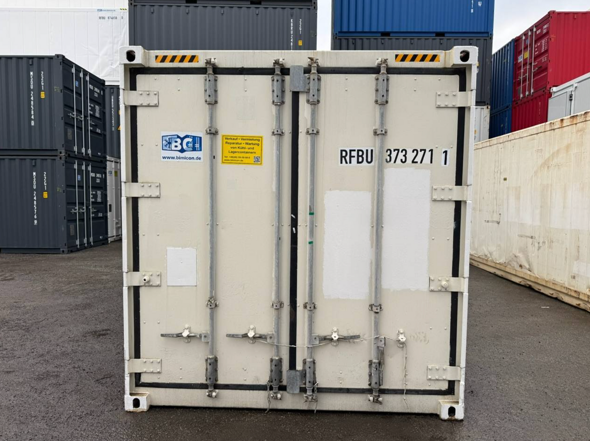 6m (20ft) Shipping Container - Insulated Thermal Storage Unit with Easy-Open Door (RAL 9003) | SA