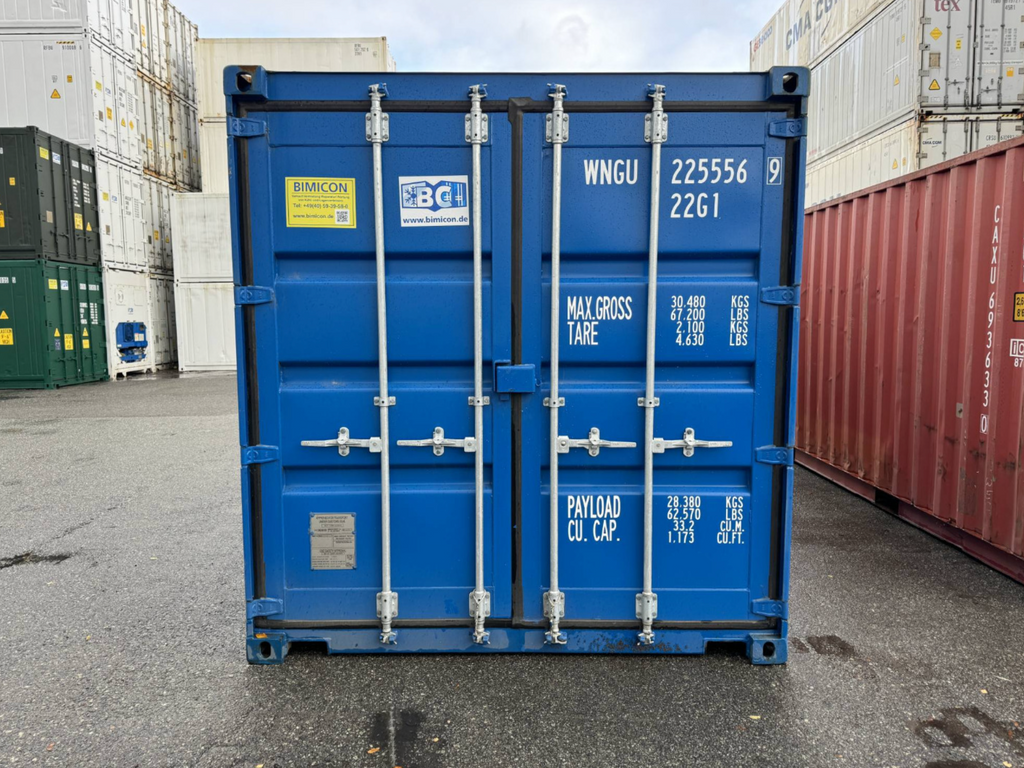 6m (20ft) Shipping Container - New One-Trip - Storage Unit with Side Door & Electrical Kit