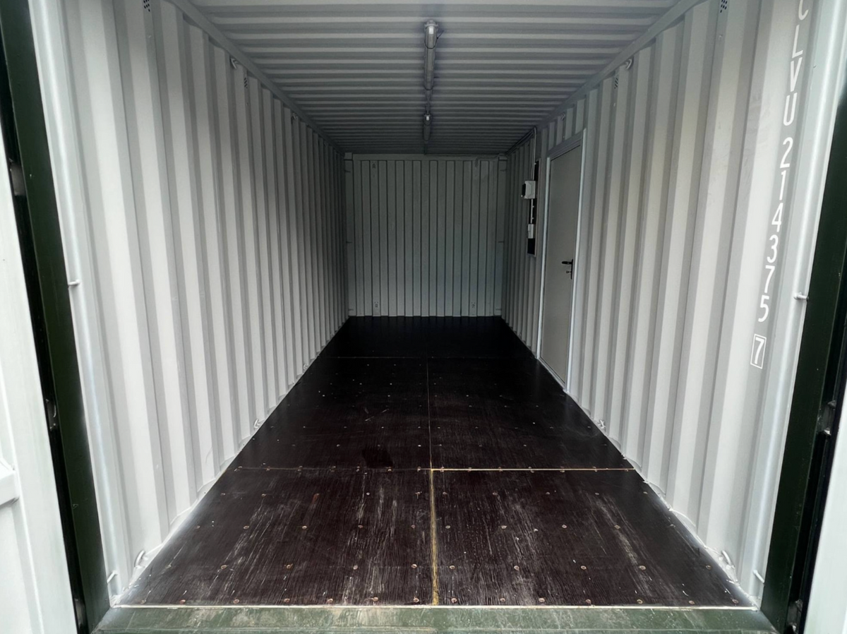 6m (20ft) Shipping Container - New One-Trip Storage Unit with Side Door & Electrical Kits for sale near me