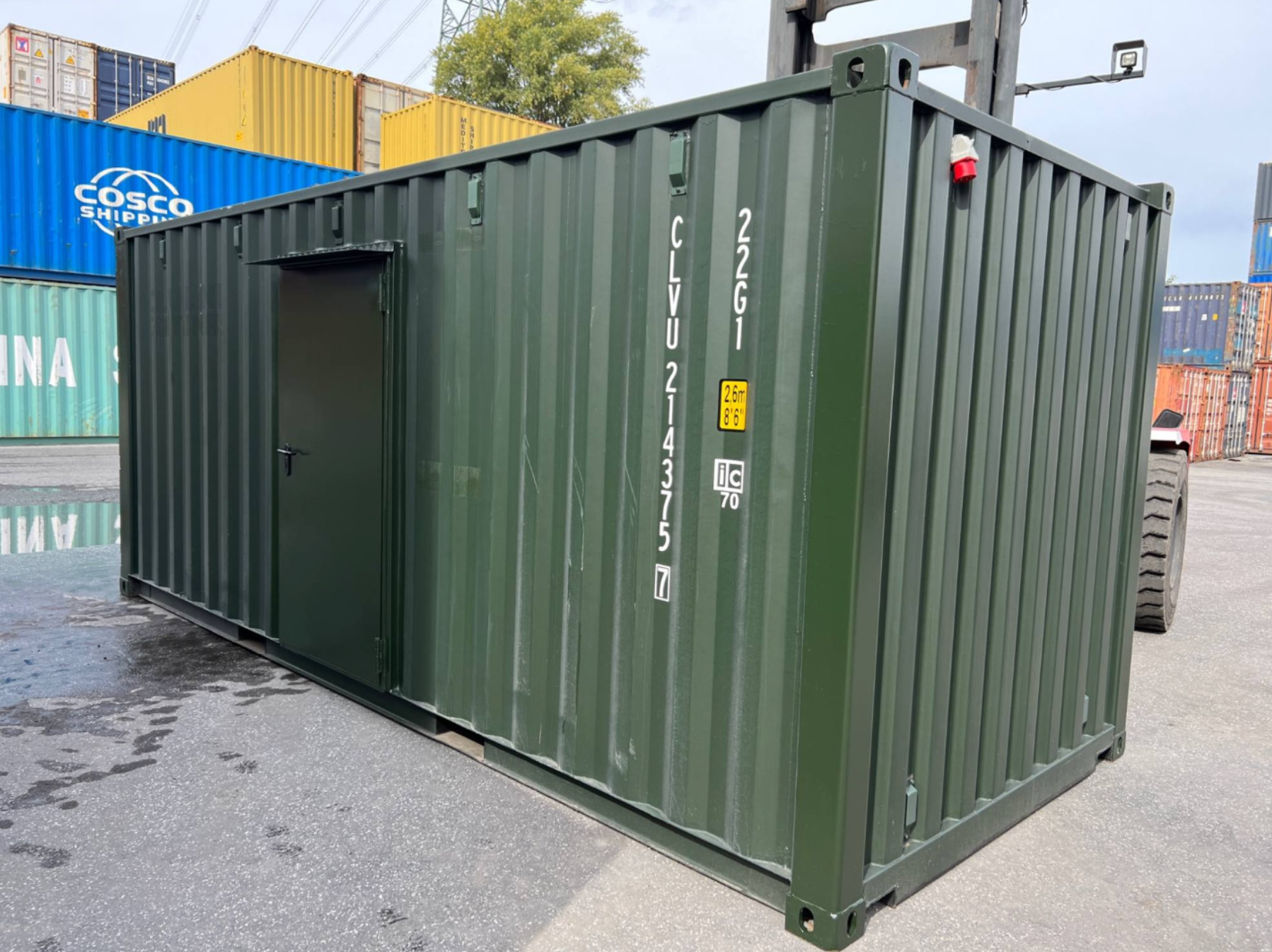6m (20ft) Shipping Container - New One-Trip Storage Unit with Side Door & Electrical Kits suppliers 9