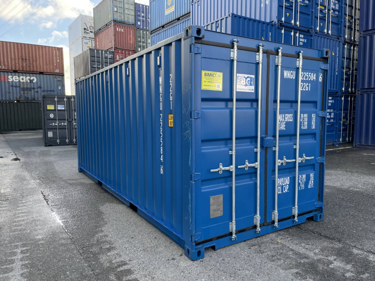 6m (20ft) Shipping Container - New One-Trip Storage Unit with Steel Floor & Light | SA 03
