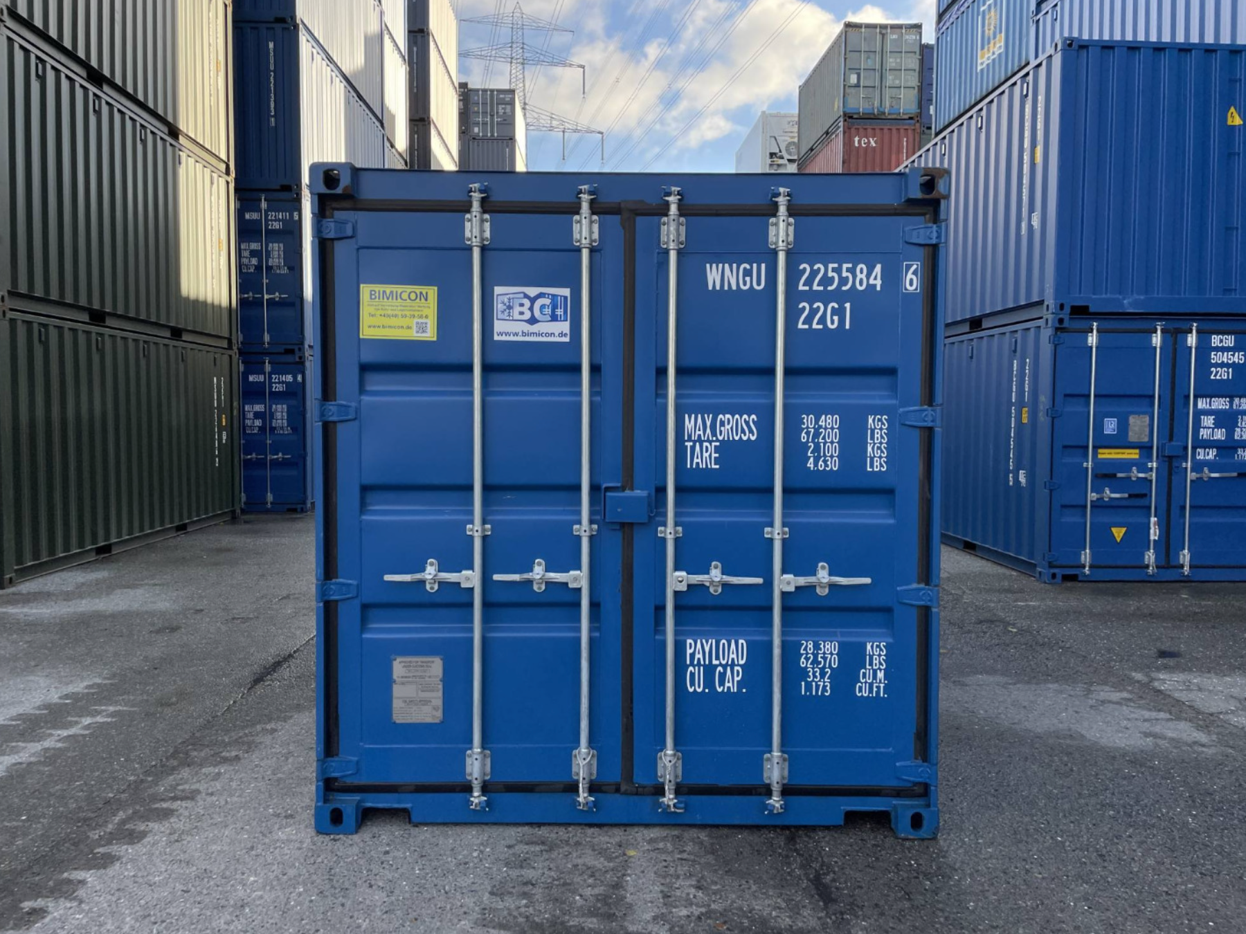 6m (20ft) Shipping Container - New One-Trip Storage Unit with Steel Floor & Light | SA 05