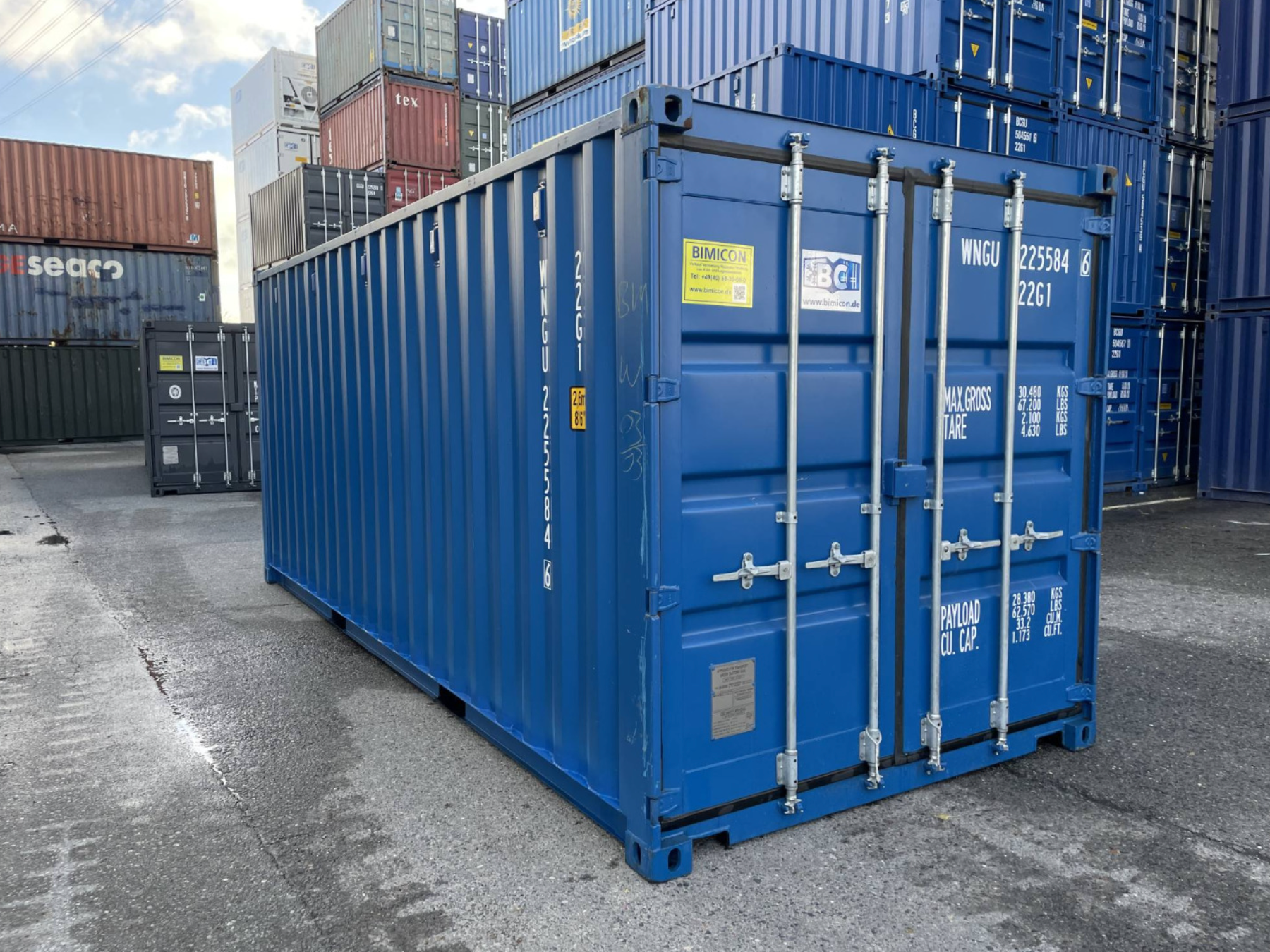 6m (20ft) Shipping Container - New One-Trip Storage Unit with Steel Floor & Light | SA Depot