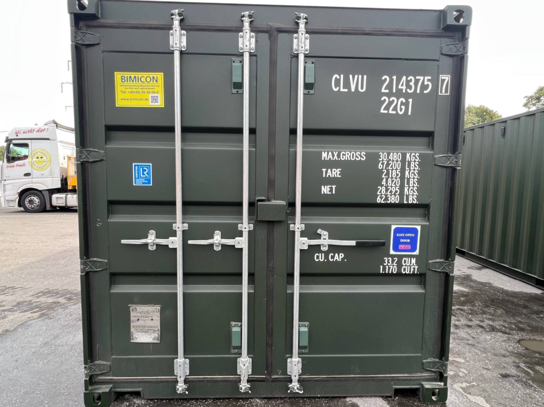 6m (20ft) Shipping Container - New One-Trip Storage Unit with Side Door & Electrical Kit | SA Depot
