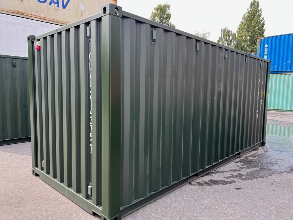 6m (20ft) Shipping Container - New One-Trip Storage Unit with Side Door & Electrical Kit | SA Depot