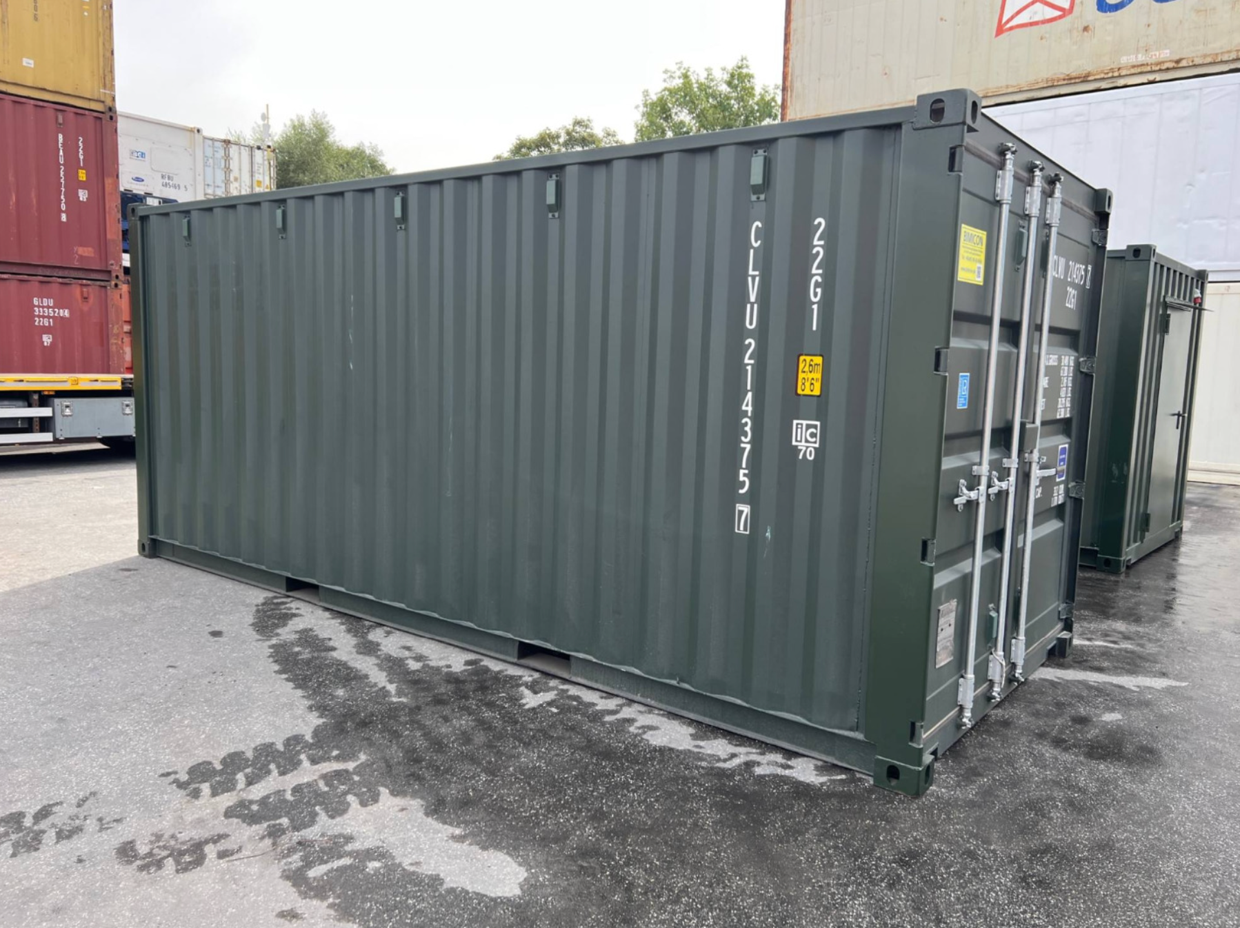 6m (20ft) Shipping Container - New One-Trip Storage Unit with Side Door & Electrical Kit | SA Depot