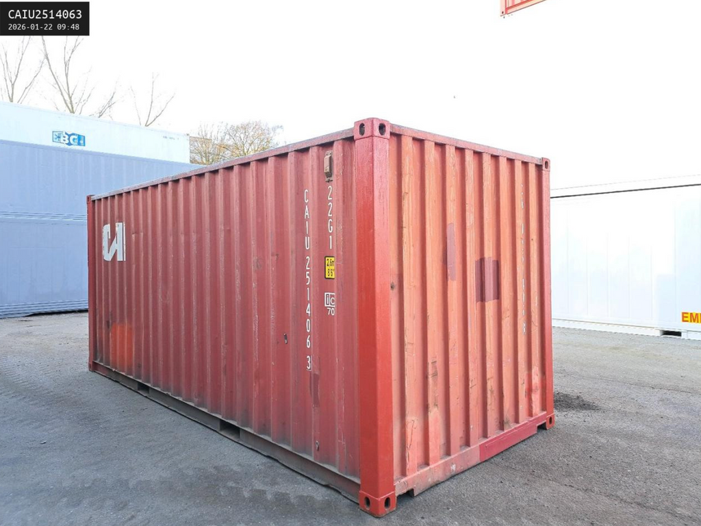 6m (20ft) Shipping Container - Storage Unit with Pre-Installed Side Personnel Door | SA Depot