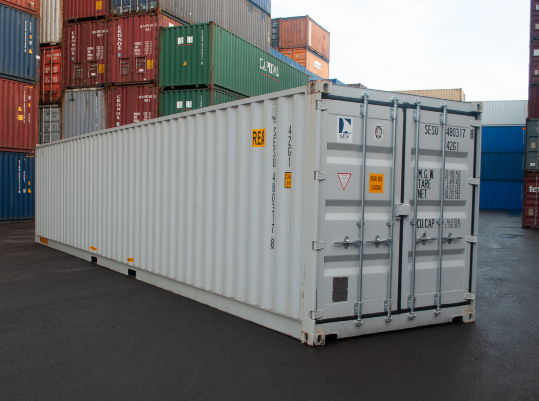12m (40ft) Shipping Container - New Double Door Dual-Access Storage Unit | SA Depot