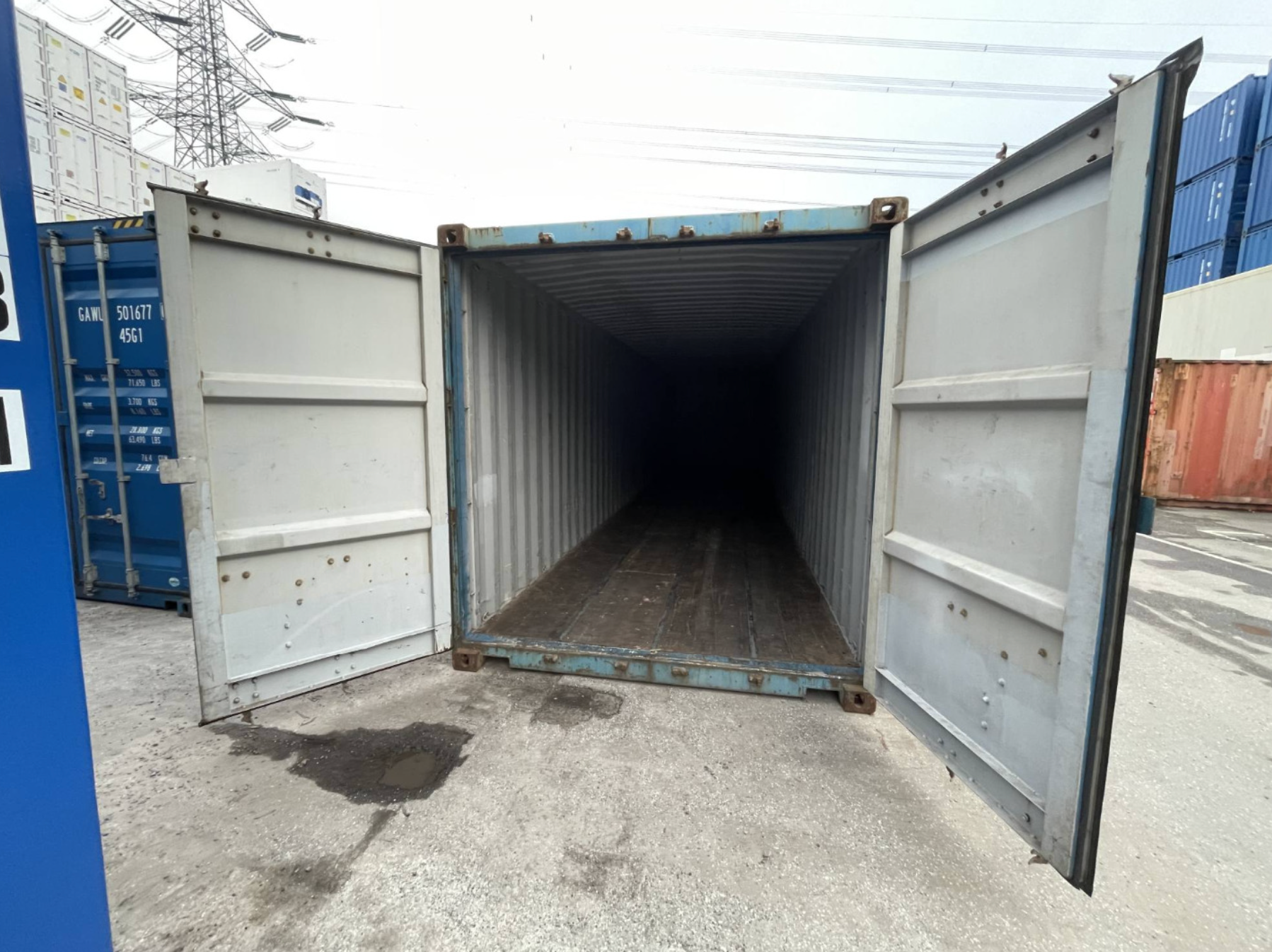 Used 12m (40ft) Shipping Container - Standard Dry Van Commercial Storage Unit | SA Depot 2