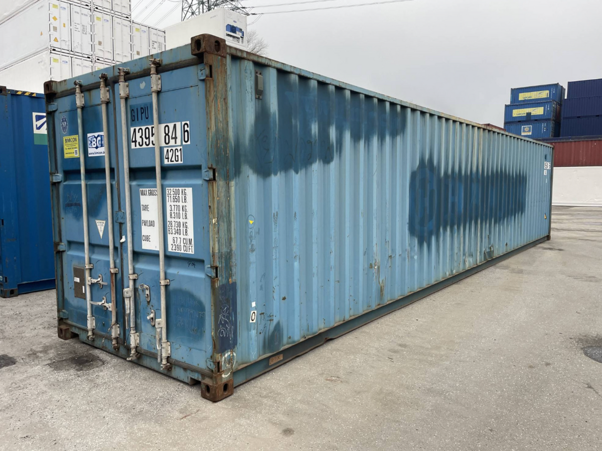 Used 12m (40ft) Shipping Container - Standard Dry Van Commercial Storage Unit | SA Depot 6
